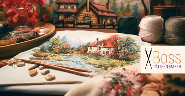 Cross-stitch preview